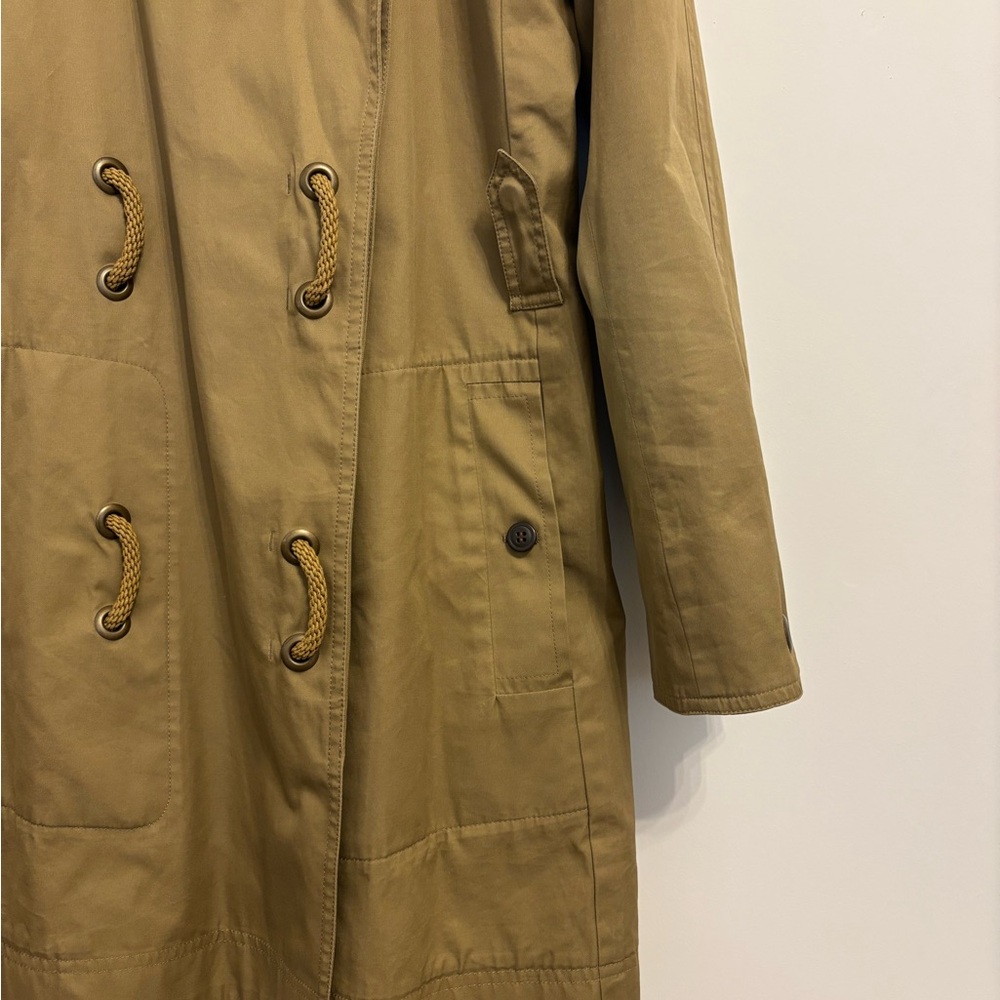 Yves Saint Laurent womens Khaki Trench Coat - Picture 4 of 8